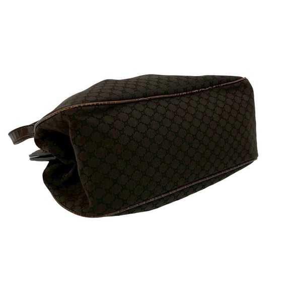 CELINE Brown Leather Tote Bag - Picture 7 of 10